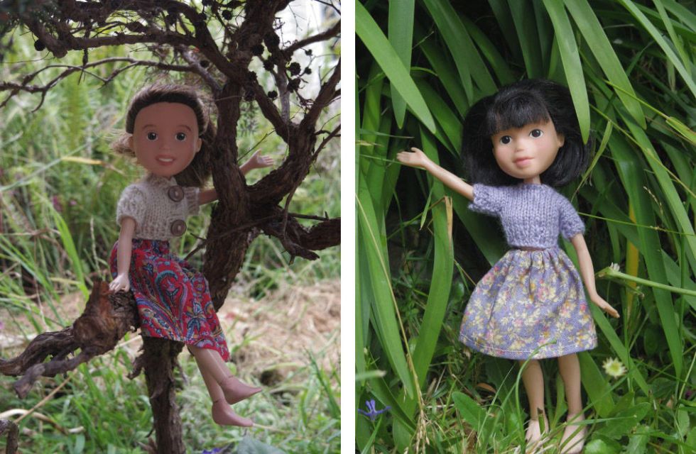 tree changing dolls