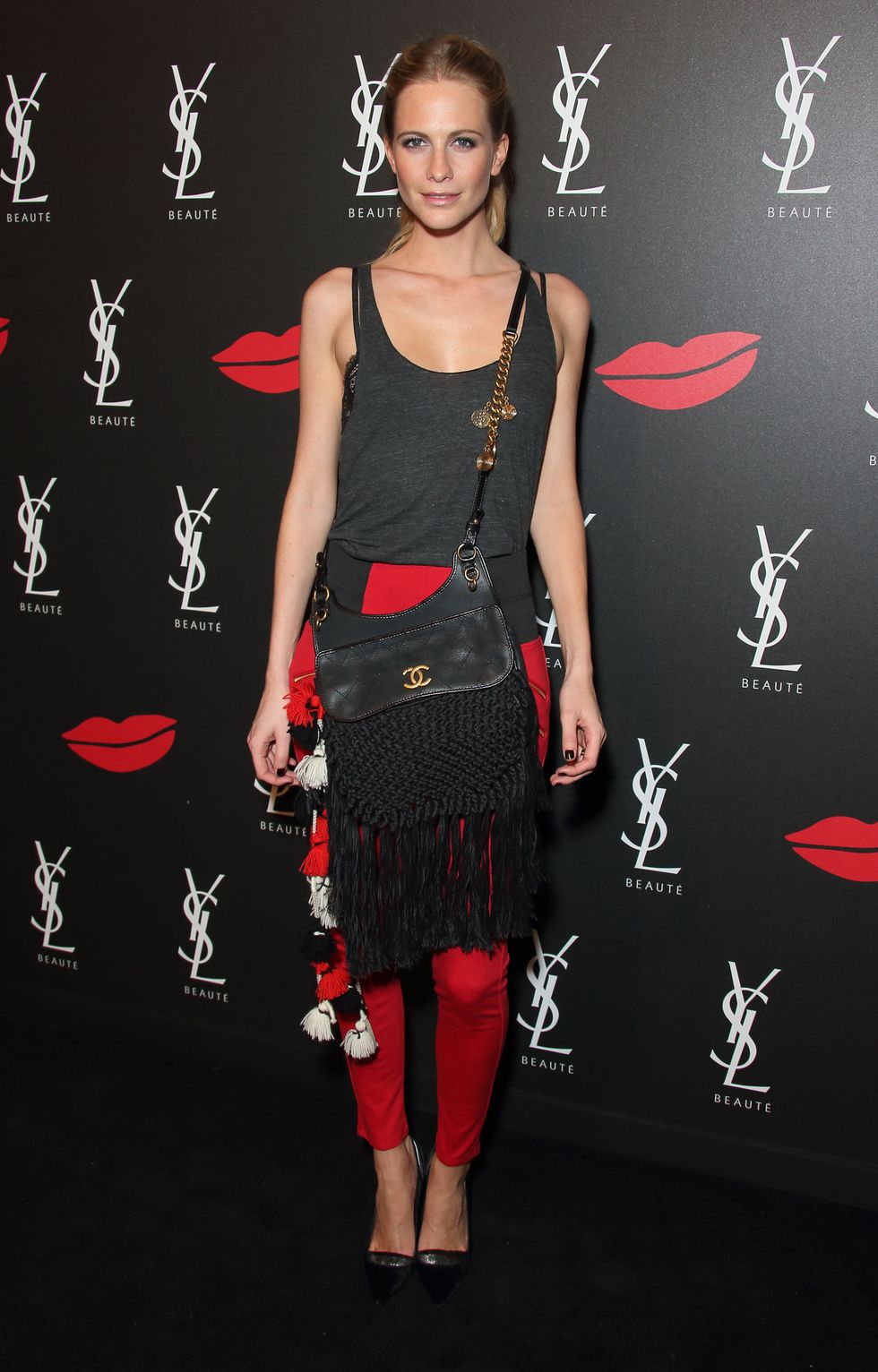 Poppy Delevingne at the YSL Love Your Lips launch