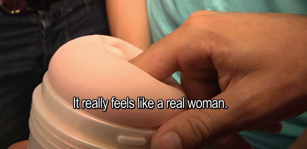 This woman's vagina is used to make Fleshlight sex toys