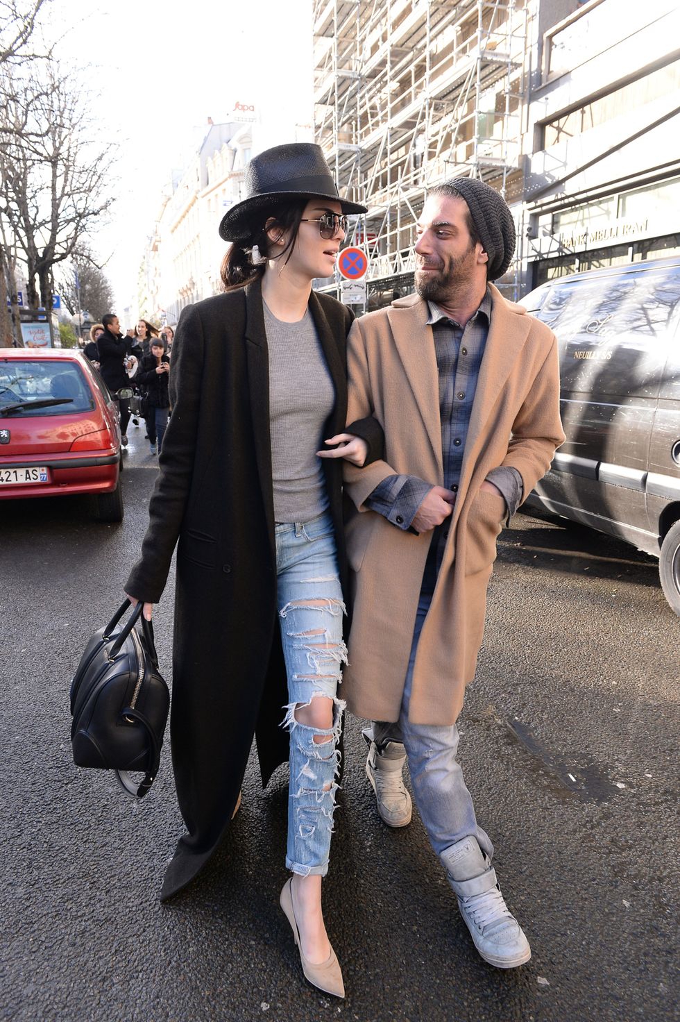 Kendall Jenner and friend in Paris