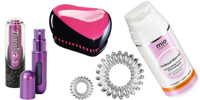 The beauty gym bag beauty products