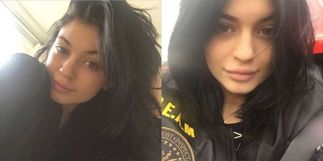 Kylie Jenner posts another makeup-free selfie