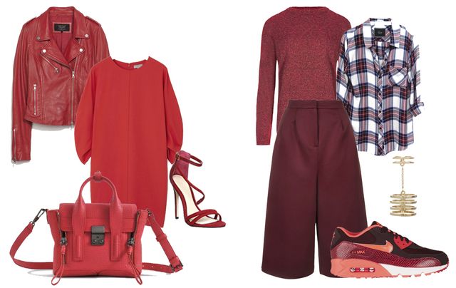 how to wear all over red fashion style
