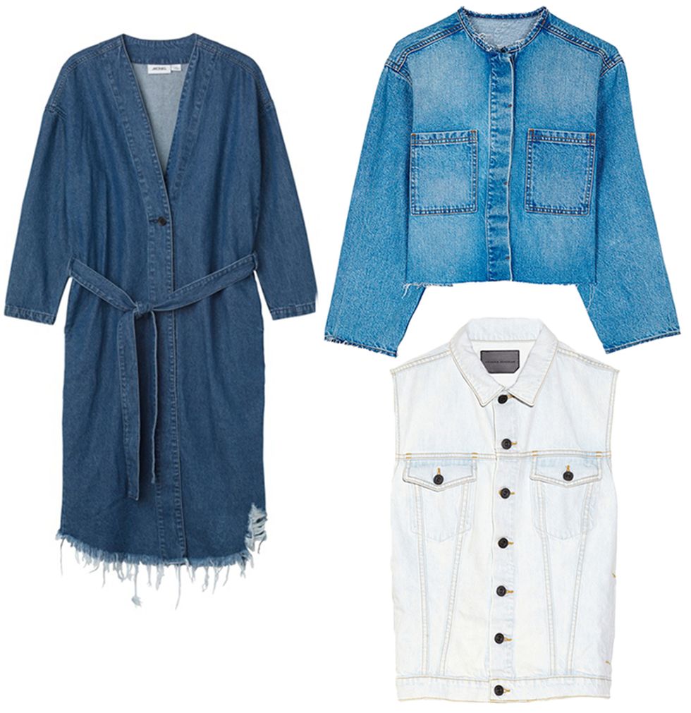 How to layer your denim for spring 2015