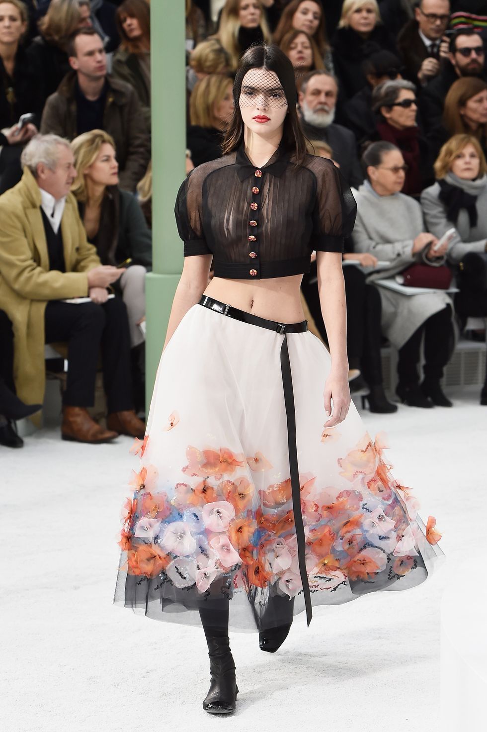 Kendall Jenner on the catwalk for Chanel Spring/Summer 2015 haute couture