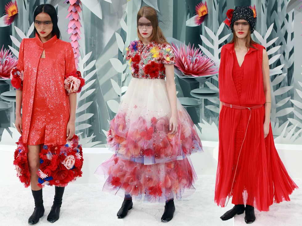 The Chanel haute couture SS15 collection at Paris Fashion Week