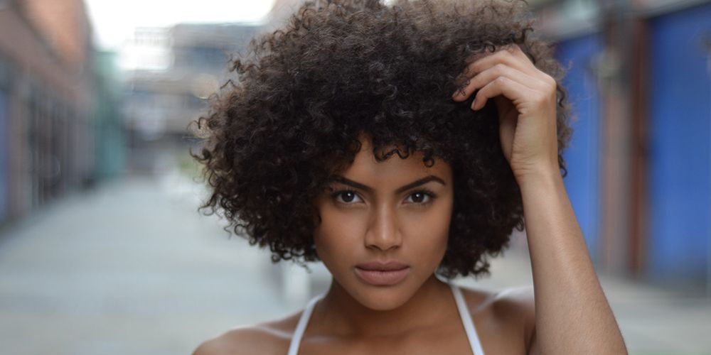 Natural curly hair tips