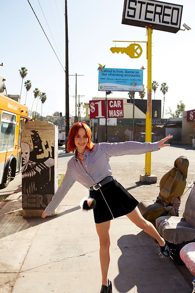 Jena Malone in the March 2015 ASOS Magazine issue