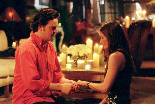 The One With The Proposal - Chandler proposing to Monica - Friends
