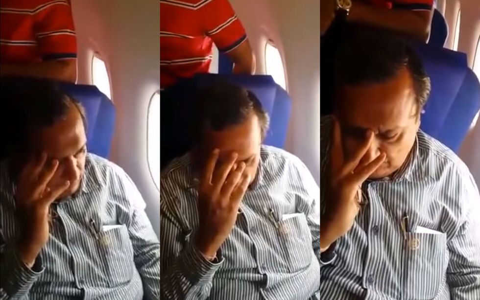 Young woman shames a man for harassing her on a plane