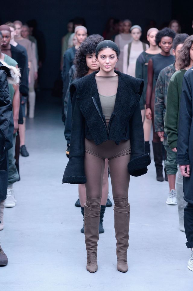 Kylie Jenner was one of the models at Kanye West's adidas show