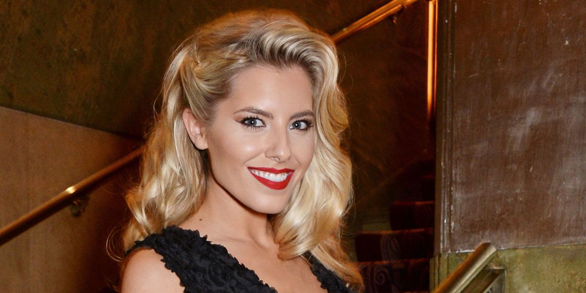 Mollie King's Roll Out The Red Ball beauty look