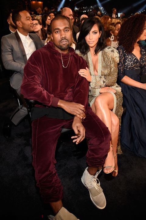 Kim and Kanye's PDA at the Grammys was actually kind of sweet