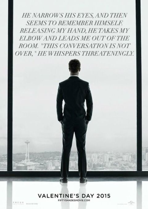 9 Re Made Fifty Shades Of Grey Posters With Quotes From The Book Highlight Abuse Rather Than Erotica