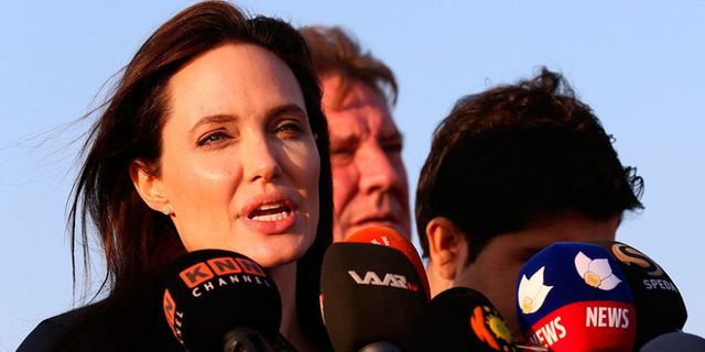 Angelina Jolie on 25 Jan 2015