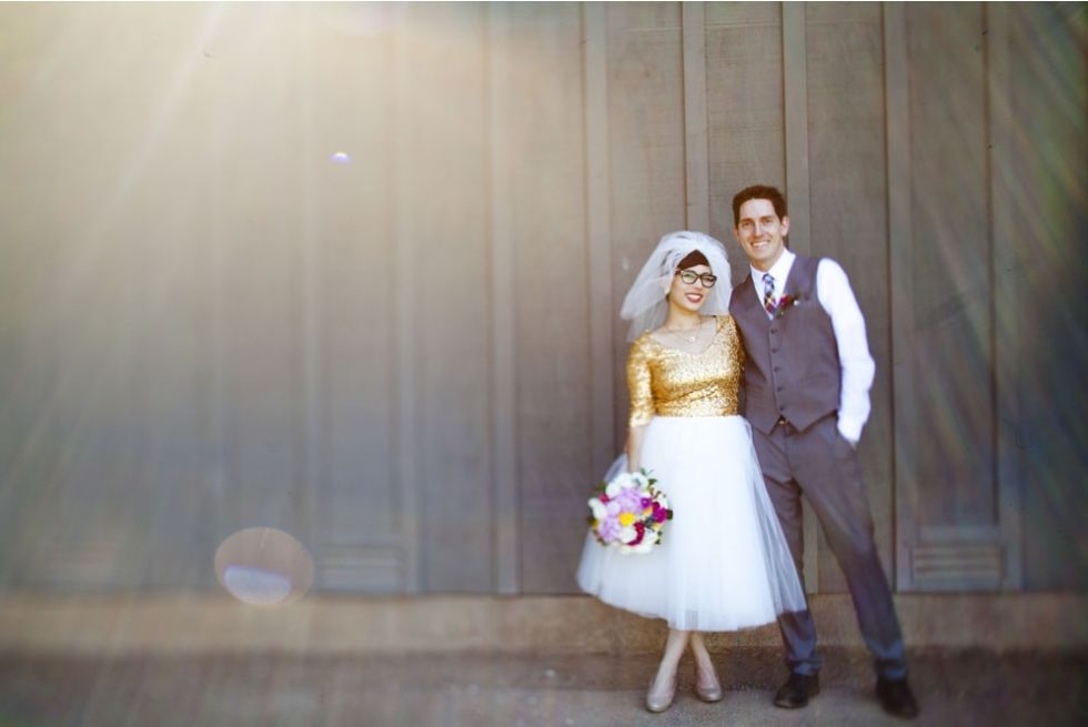 Bridal clothing, Photograph, Dress, Bridal veil, Suit, Veil, Bride, Happy, Wedding dress, Coat, 