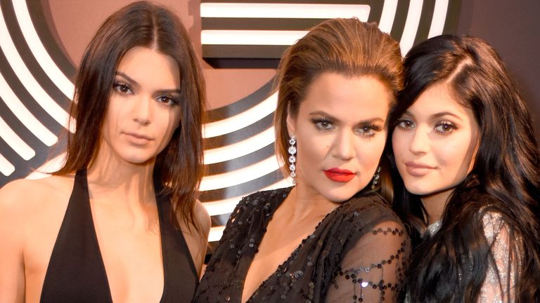 Kendall Jenner, Khloe Kardashian and Khloe Jenner at the Grammy Awards 2015 after parties