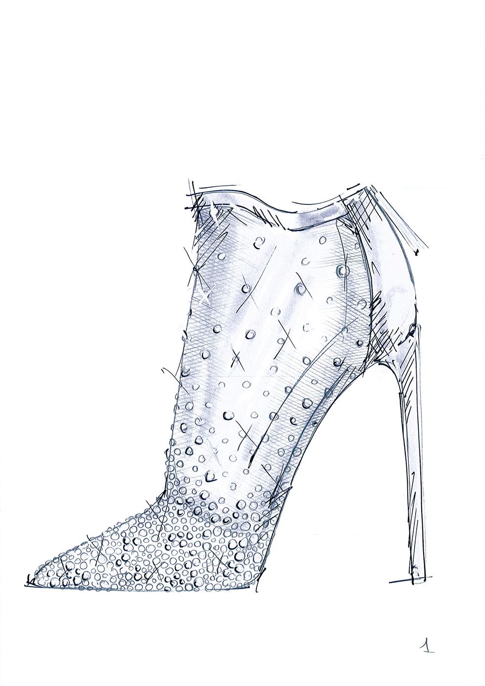 Cinderella's new slippers designed by Stuart Weitzman