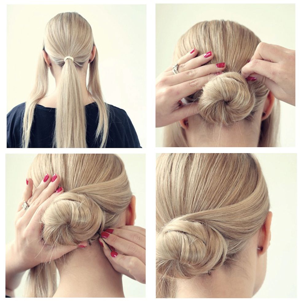 How to do Fleur de Force's 'criss-cross bun' hairstyle