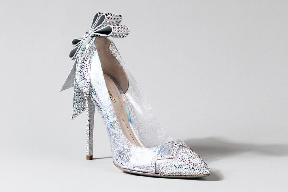 Cinderella slippers designed by Nicholas Kirkwood