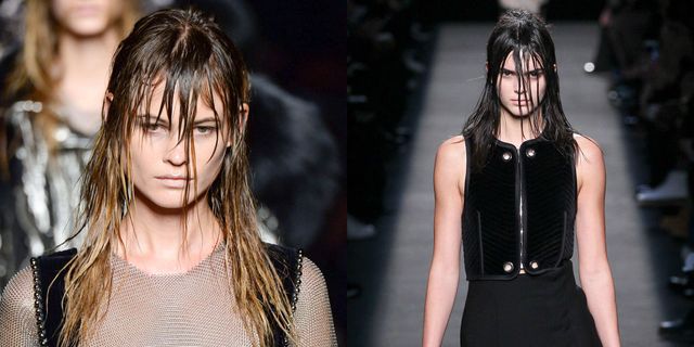 Kendall Jenner and Behati Prinsloo - Alexander Wang catwalk at New York Fashion Week