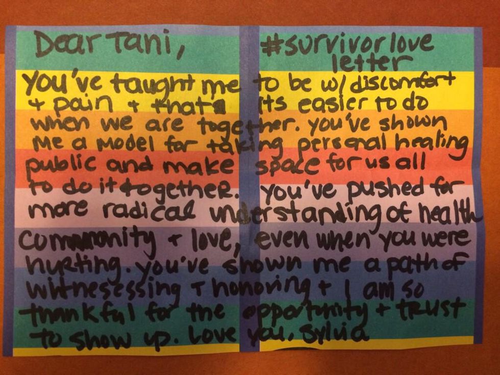 Survivor Love Letter - the campaign to help heal sexual assault victims