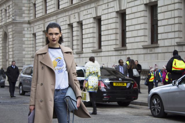 Street Style at London Fashion Week for AW15 season