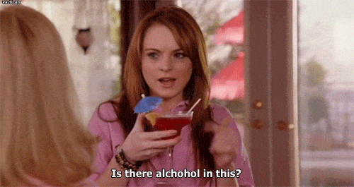 mean girls alcohol drinking