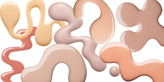 nude nail polish blobs - how to find the best neutral nail for your skin tone - cosmopolitan.co.uk