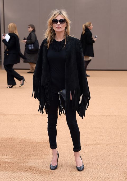 London Fashion Week AW15: what the celebrities are wearing on the front row - Kate Moss