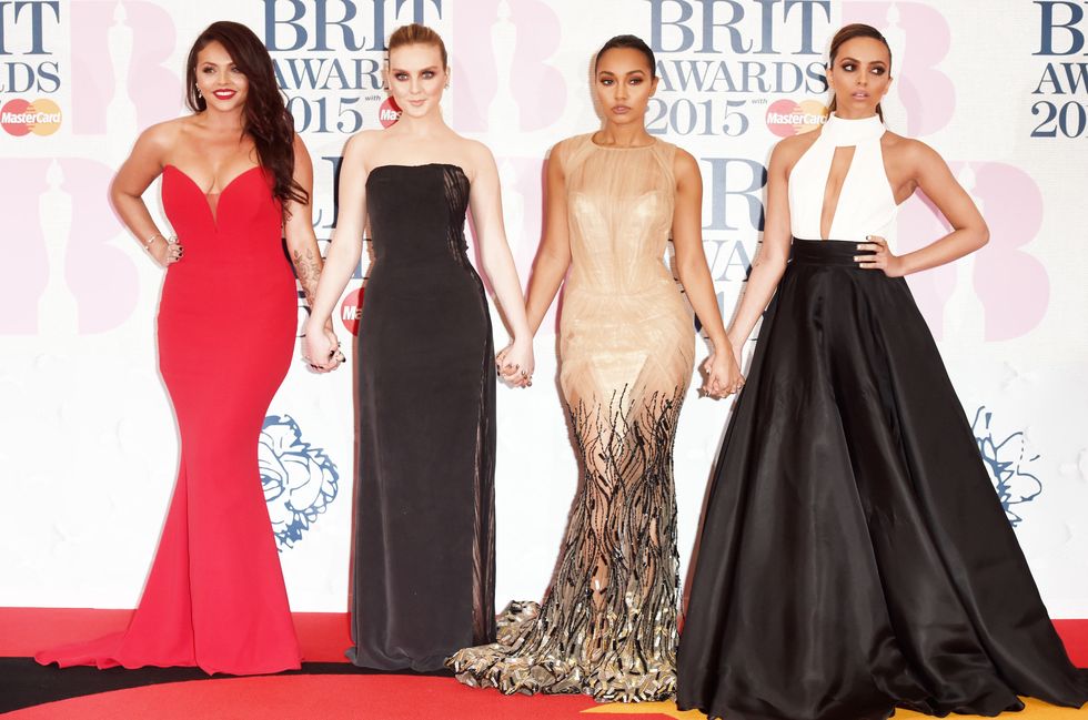 Little Mix at Brit awards 2015