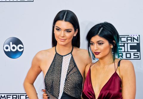 Kylie and Kendall Jenner at the American Music Awards