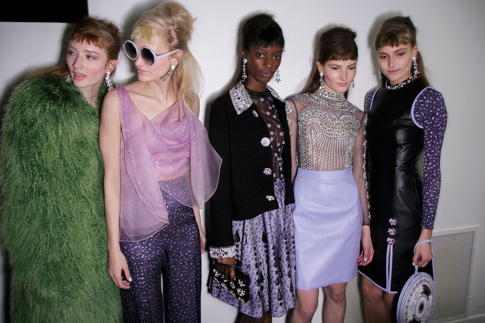 Holly Fulton AW15 backstage