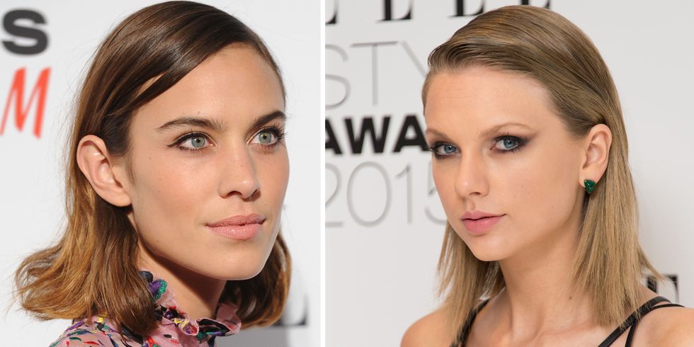 Taylor Swift and Alexa Chung's hair at the Elle Style Awards
