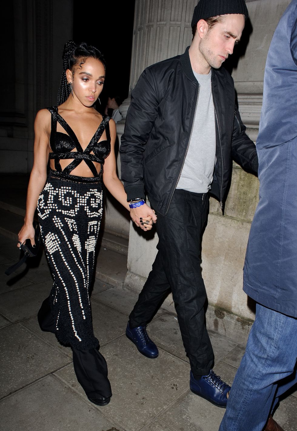 Robert Pattinson and FKA Twigs at the BRIT Awards 2015