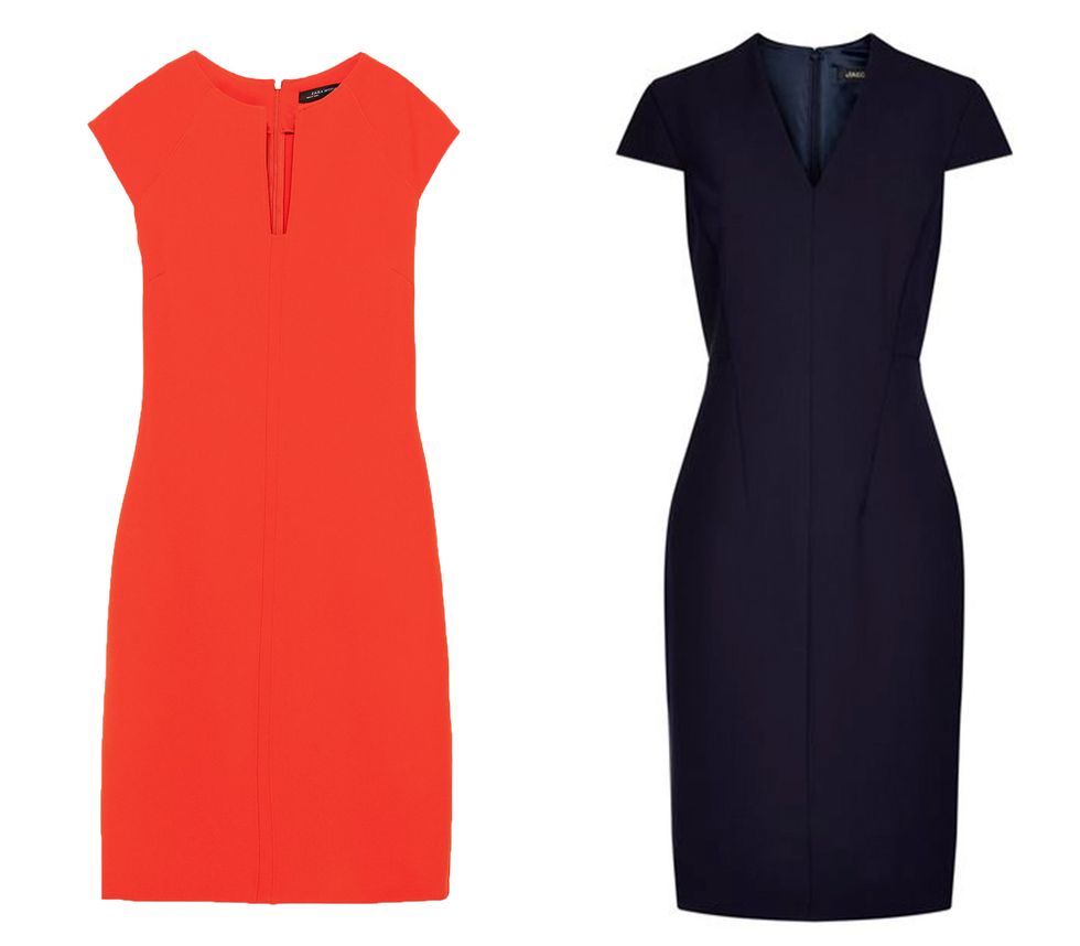 Workwear dresses from Zara and Jaeger