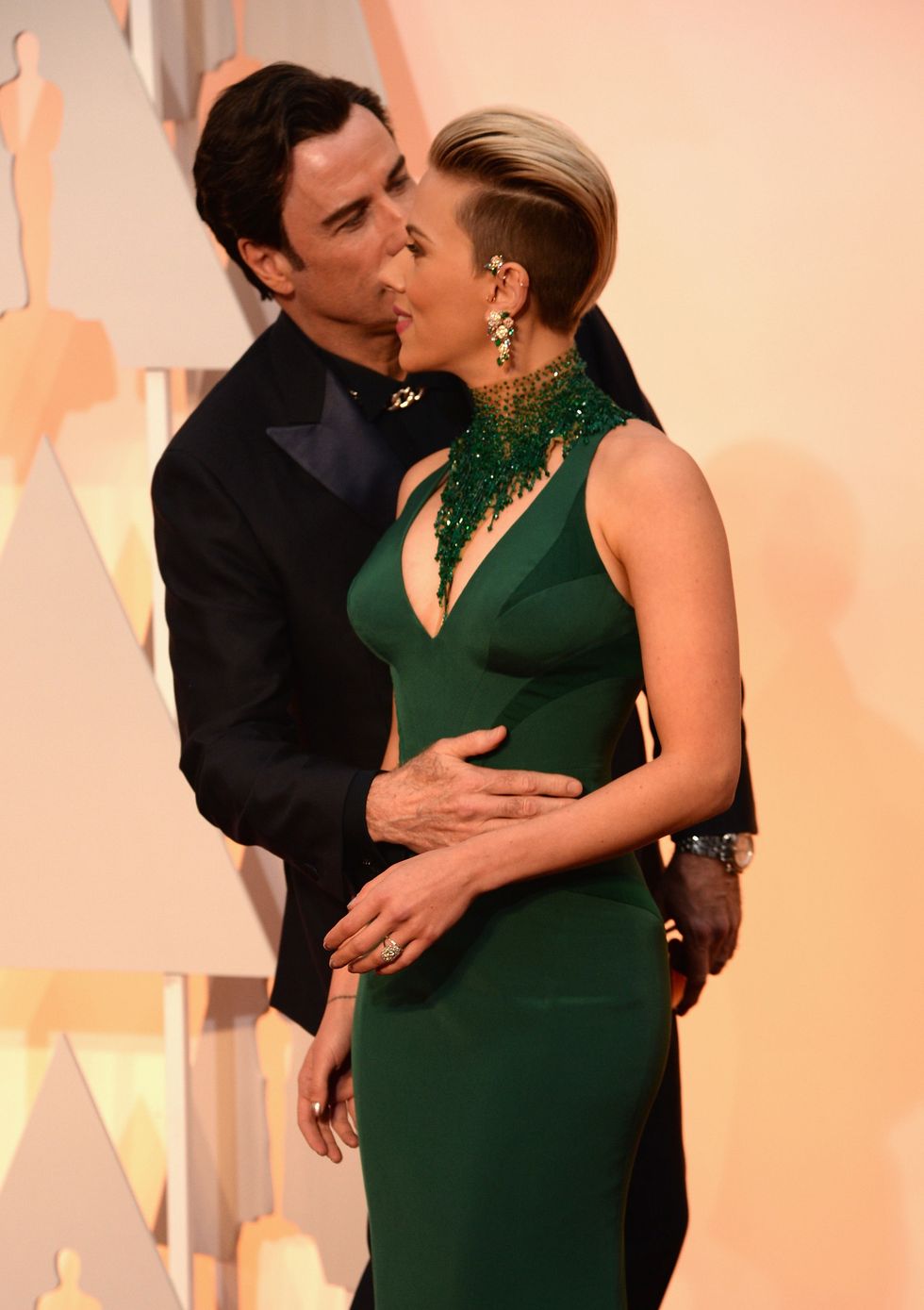 FINALLY Scarlett Johansson explains WTF John Travolta was doing