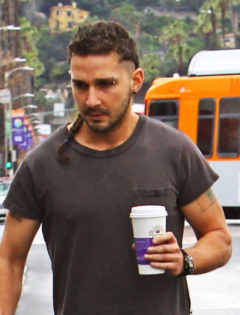 Shia Labeouf Debuts Rattail Hair Extension But Why