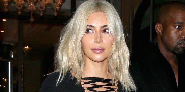 At Last We Know Why Kim Kardashian Dyed Her Hair Bright Blonde