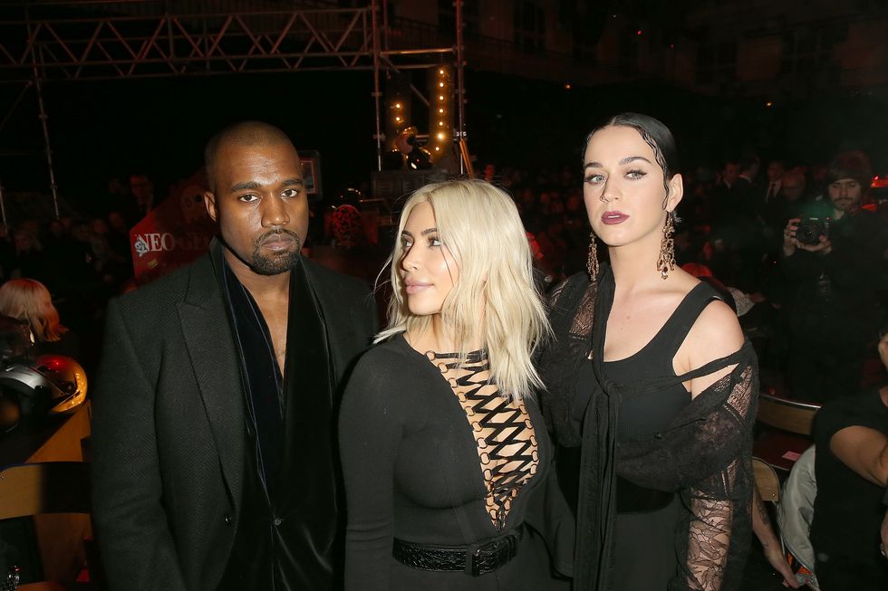 Kim Kardashian, Kanye West and Katy Perry go gothic at Givenchy