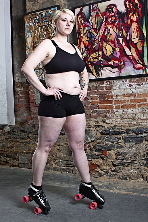 This 'Body By Derby' photo project embraces roller derby girls' amazing bodies