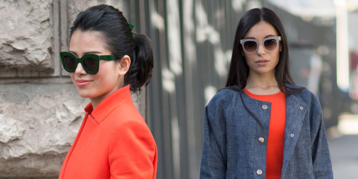 How to wear tangerine without looking like a tangerine