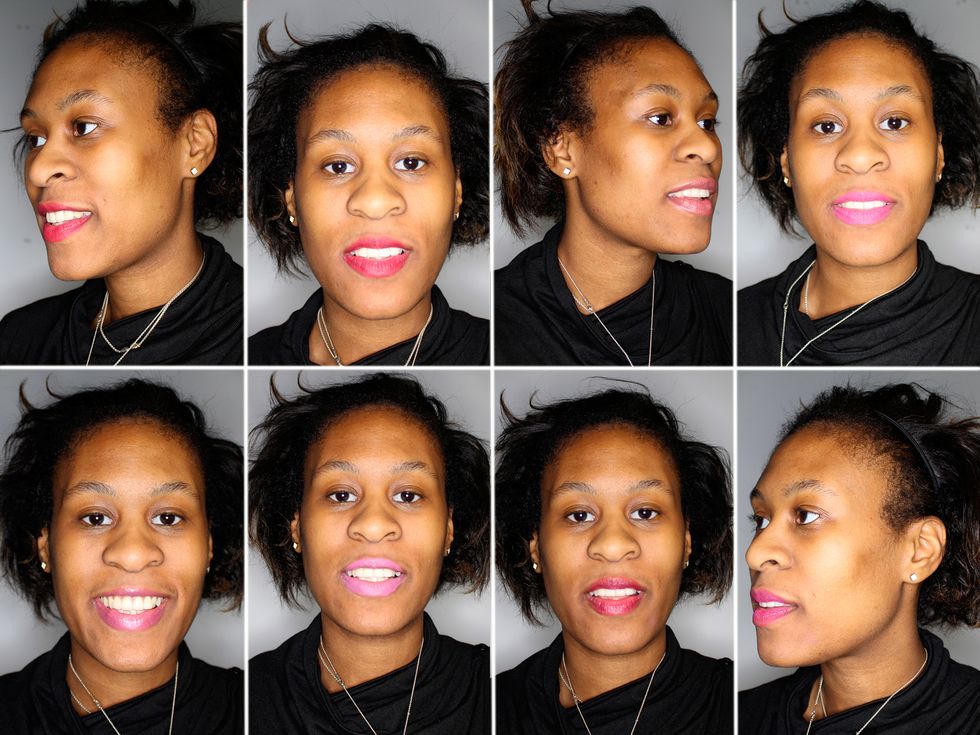 "Universally flattering" pink lipsticks tested on different skin tones