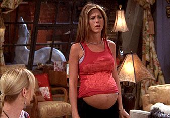 Rachel Green pregnant in Friends