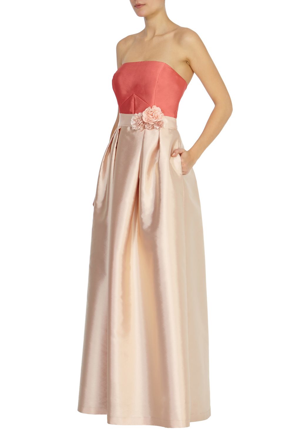 Coast peach bridesmaid dress