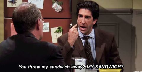 ross sandwich rage