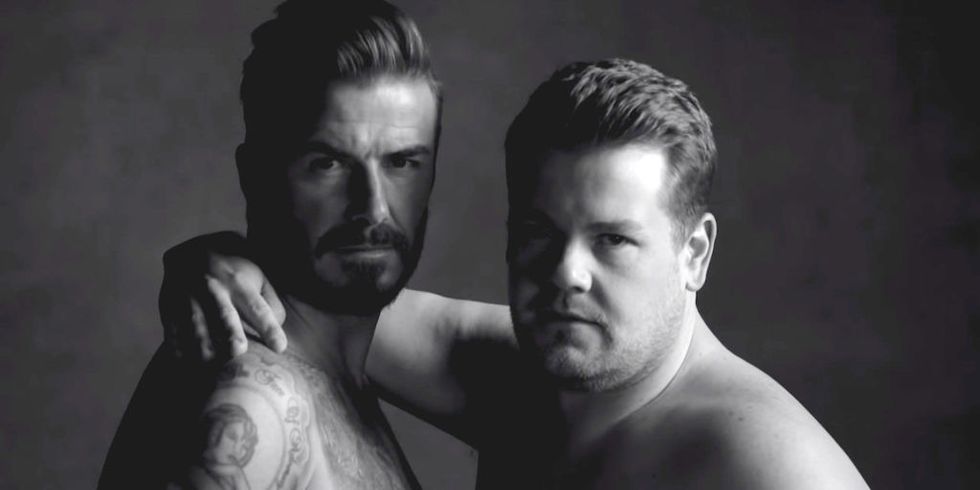 James Corden And David Beckhams Underwear Advert Spoof Is Hilarious 