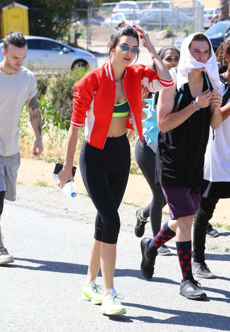 KENDALL JENNER in Yoga Pants at Coffee Bean & Tea Leaf in Beverly Hills  10/31/2020 – HawtCelebs