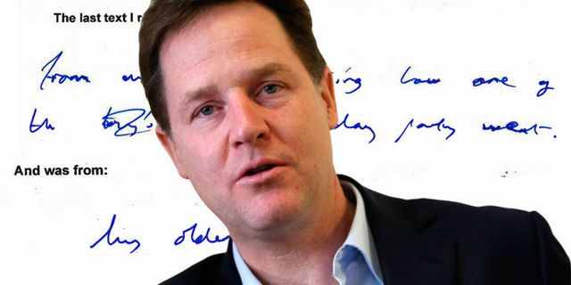 Nick Clegg takes the Cosmo Quiz