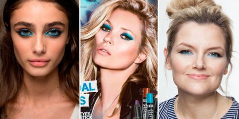 How to wear blue eye makeup (without looking like an 80s nightmare)